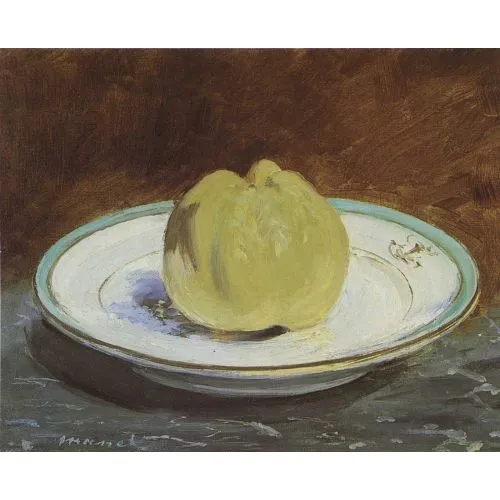 Edouard Manet Bir Tabak Üzerinde Ayva Empresyonizm Sanat Akımları Edouard Manet Bir Tabak Üzerinde Ayva, Empresyonizm, adlı