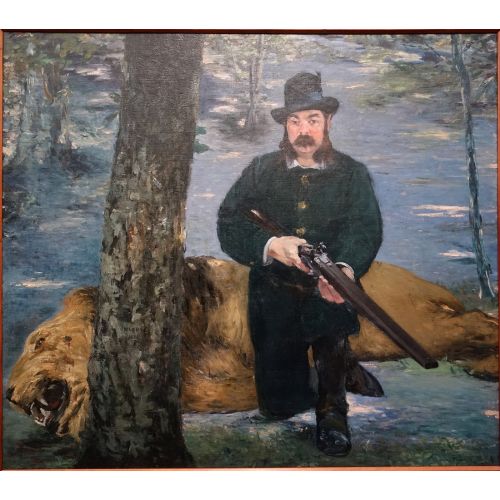 Edouard Manet, Bay Eugene Petuiset Aslan Avcısı Edouard Manet, Bay Eugene Petuiset Aslan Avcısı