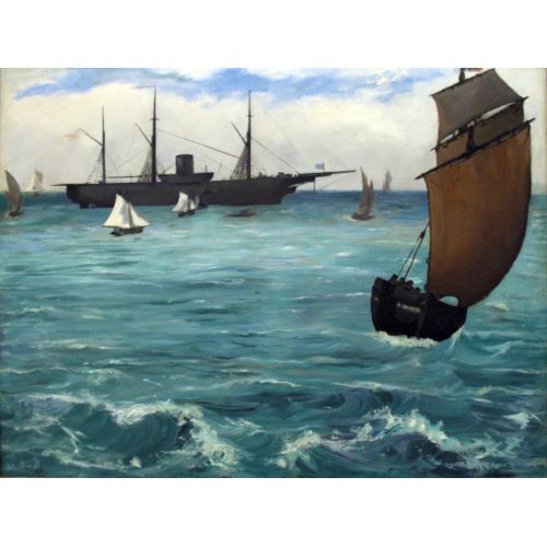 Edouard Manet The Kearsarge At Boulogne Impressionism Art Movements Edouard Manet The Kearsarge At BoulogneÉdouard Manet’s
