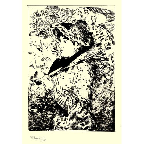 Edouard Manet, Jeanne Spring II Edouard Manet, Jeanne Spring II
