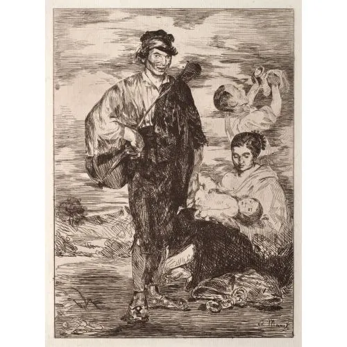 Edouard Manet, Les Gitanos Impressionism Edouard Manet Les Gitanos Impressionism Art Movements Edouard Manet: Les GitanosLes Gitanos is a compelling masterpiece by the