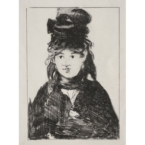 Edouard Manet, Portrait Of Berthe Morisot Edouard Manet, Portrait Of Berthe Morisot