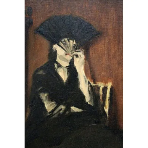 Edouard Manet, Berthe Morisot With A Fan Edouard Manet, Berthe Morisot With A Fan