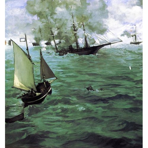 Edouard Manet, The Battle Of The Kearsarge And The Alabama