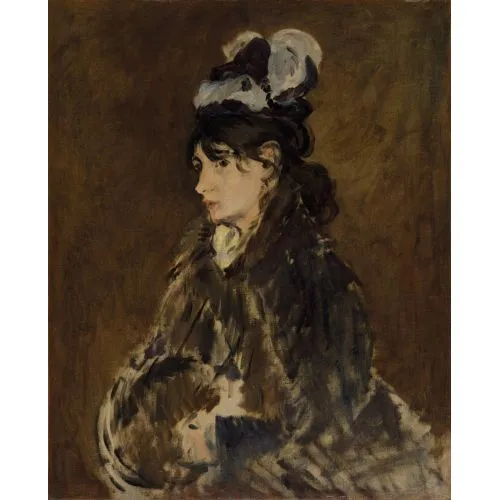 Edouard Manet, Berthe Morisot At The Sleeve Edouard Manet, Berthe Morisot At The Sleeve