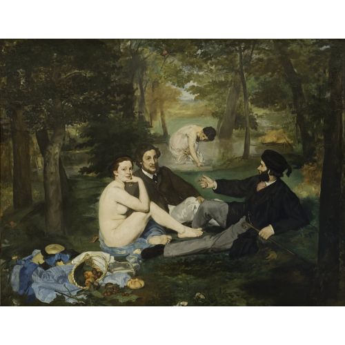 Edouard Manet Çimenlerin Üzerinde Öğle Yemeği Empresyonizm Sanat Akımları Edouard Manet Öğle Yemeği Çim