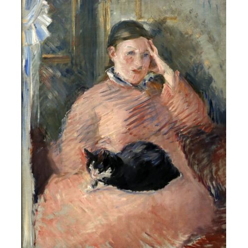 Edouard Manet, Kedi Kadınla Edouard Manet, Kedi Kadınla