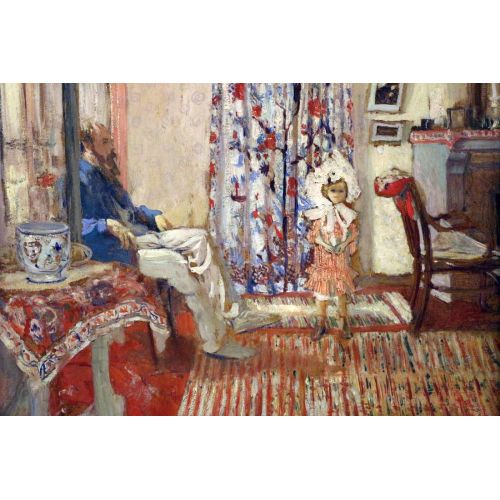 Edouard Vuillard, Il Pittore Ker Xavier Roussel E Sua Figlia Edouard Vuillard, Il Pittore Ker Xavier Roussel E Sua Figlia