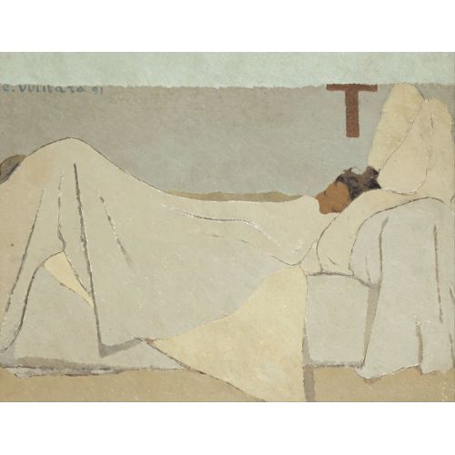 Edouard Vuillard, Yatakta Edouard Vuillard, Yatakta
