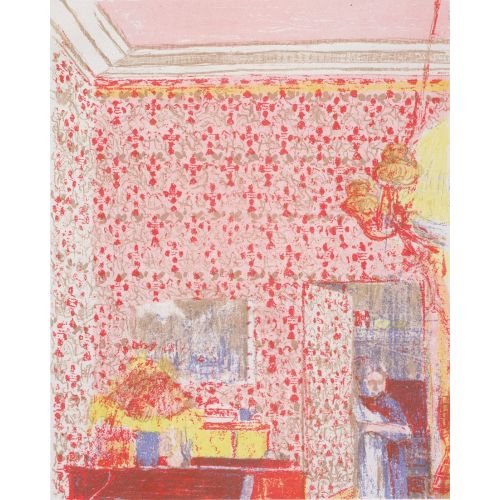 Edouard Vuillard, Interieur Mit Rosa Tapete I Edouard Vuillard, Interieur Mit Rosa Tapete I