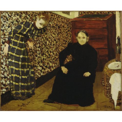 Edouard Vuillard, İçerideki Sanatçının Annesi Ve Kız Kardeşi Edouard Vuillard, İçerideki Sanatçının Annesi Ve Kız Kardeşi