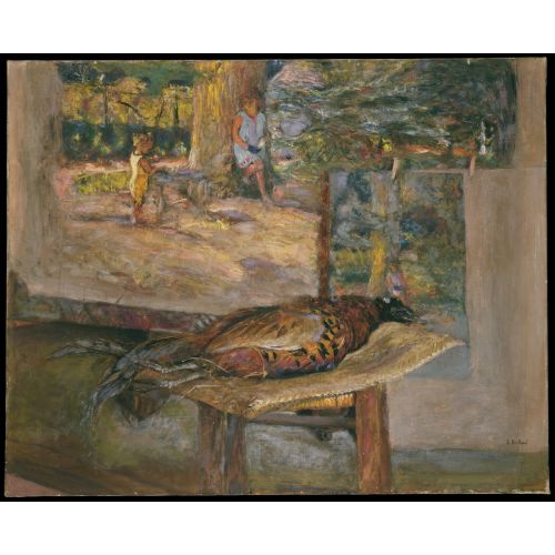 Edouard Vuillard, Interior With Paintings And A Pheasant Edouard Vuillard, Interior With Paintings And A Pheasant