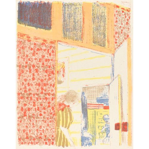 Edouard Vuillard, Interior With Pink Wallpaper II Edouard Vuillard, Interior With Pink Wallpaper II