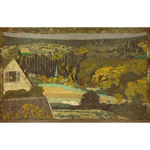 Edouard Vuillard, Jean Landscape Window Overlooking The Woods