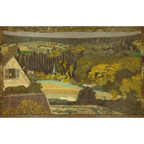 Edouard Vuillard, Jean Landscape Window Overlooking The Woods Post Impressionism Edouard Vuillard, Jean Landscape Window Overlooking The Woods Post Impressionism Art Movements Canvas, Drawing Paper Prints