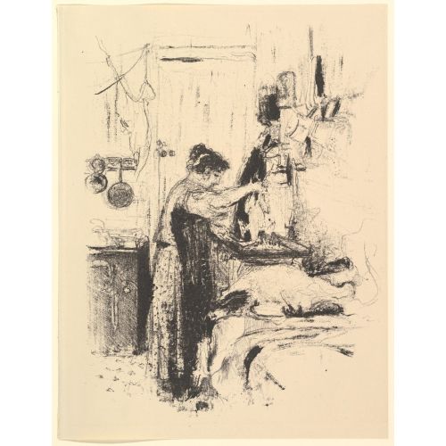 Edouard Vuillard, La Flambee From La Cuisine