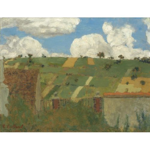 Edouard Vuillard, İle De France Manzarası Edouard Vuillard, İle De France Manzarası