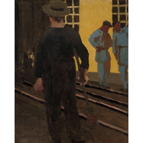 Edouard Vuillard, Yoldaki Süpürücü Edouard Vuillard, Yoldaki Süpürücü