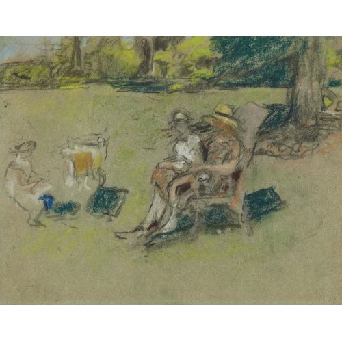 Edouard Vuillard, Bayan Henrik Kapferer Ve Çocukları Edouard Vuillard, Bayan Henrik Kapferer Ve Çocukları