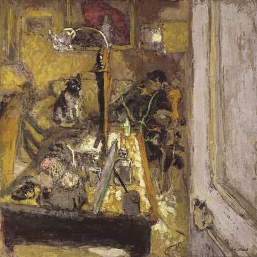 Edouard Vuillard, Bayan Hessel Boudoir'inde Telefon Görüşmesi Edouard Vuillard, Bayan Hessel Boudoir'inde Telefon Görüşmesi