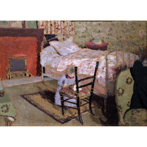 Edouard Vuillard, Annette Roussel İle Kırık Bir Sandalye Edouard Vuillard, Annette Roussel İle Kırık Bir Sandalye