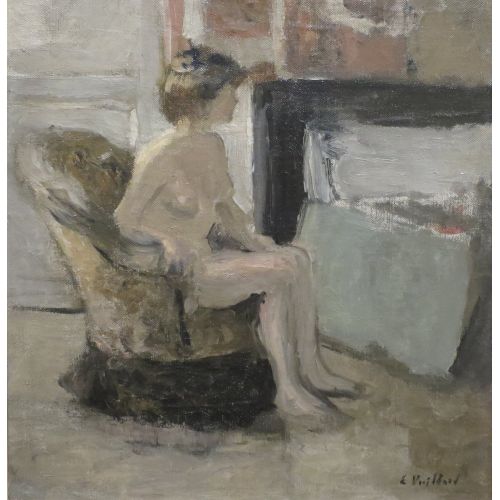 Edouard Vuillard, Bir Şöminenin Önüne Oturmuş Çıplak Edouard Vuillard, Bir Şöminenin Önüne Oturmuş Çıplak