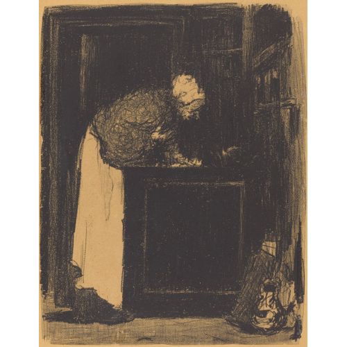Edouard Vuillard, Bir Sobadaki Yaşlı Kadın Edouard Vuillard, Bir Sobadaki Yaşlı Kadın