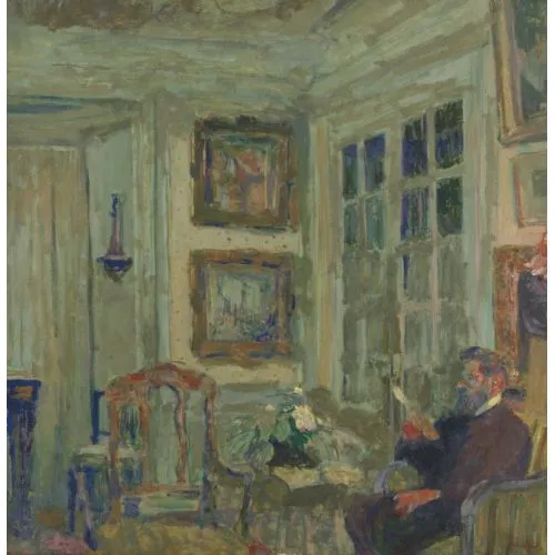 Edouard Vuillard, Arthur Fontaine Post Impressionism Art Movements Canvas, Drawing Paper Prints, Reproduction Oil Painting and