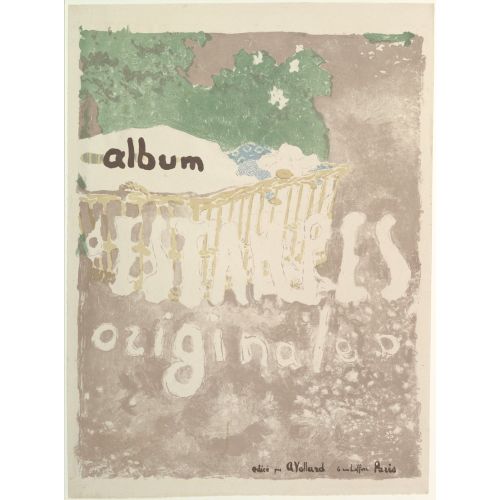 Edouard Vuillard, Bir Baskı Albümü Kapağı Projesi Edouard Vuillard, Bir Baskı Albümü Kapağı Projesi