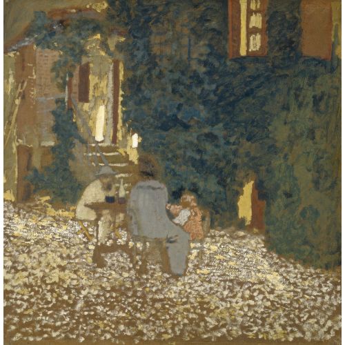 Edouard Vuillard, Bahçede Yemek Edouard Vuillard, Bahçede Yemek