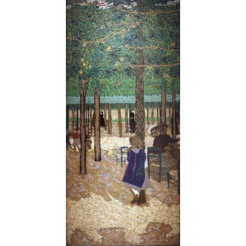 Edouard Vuillard, Halka Açık Bahçedeki Ağaçların Altında Edouard Vuillard, Halka Açık Bahçedeki Ağaçların Altında