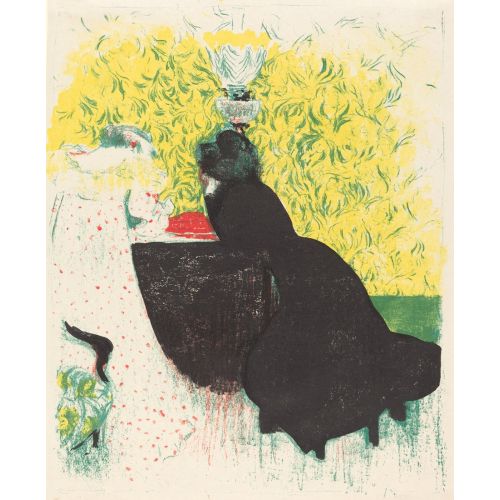 Edouard Vuillard, İki Güzel Kız Kardeş Edouard Vuillard, İki Güzel Kız Kardeş
