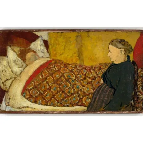 Edouard Vuillard, Vuillard Ve Annesi Madam Vuillard Post Empresyonizm Edouard Vuillard, Vuillard Ve Annesi Madam Vuillard Post Empresyonizm Sanat Akımları Kanvas Efektli Tablo, Resim Kağıdı