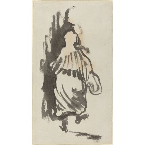 Edouard Vuillard, Arkadan Görülen Yürüyen Figür Edouard Vuillard, Arkadan Görülen Yürüyen Figür