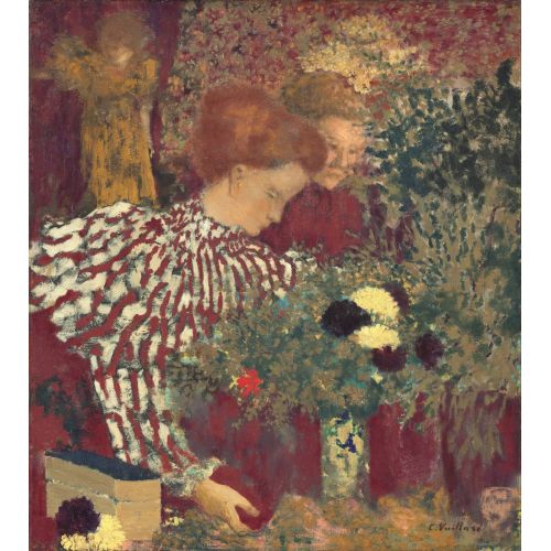 Edouard Vuillard, Çizgili Elbiseli Kadın Edouard Vuillard, Çizgili Elbiseli Kadın