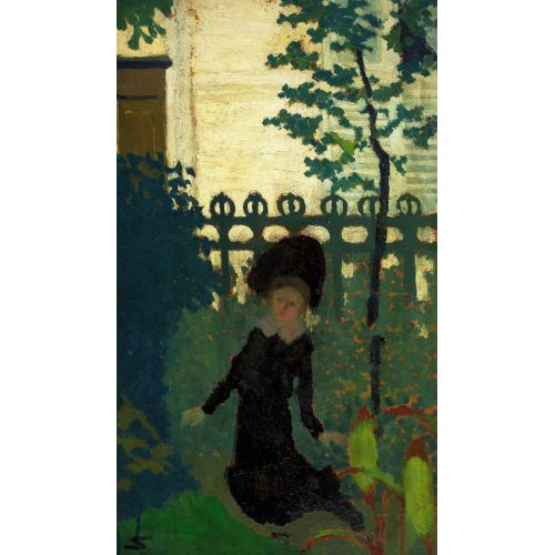 Edouard Vuillard, Bahçedeki Kadın Edouard Vuillard, Bahçedeki Kadın
