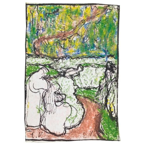 Edouard Vuillard, Bahçede Edouard Vuillard, Bahçede