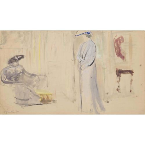 Edouard Vuillard, Deux Femmes En Chapeau Edouard Vuillard, Deux Femmes En Chapeau