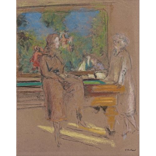 Edouard Vuillard, Havuzun Önünde Edouard Vuillard, Havuzun Önünde