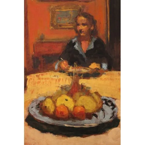Edouard Vuillard, Dining Room Rue De Naples Paris Post Impressionism Edouard Vuillard, Dining Room Rue De Naples Paris Post Impressionism Art Movements Canvas, Drawing Paper Prints, Reproduction Oil
