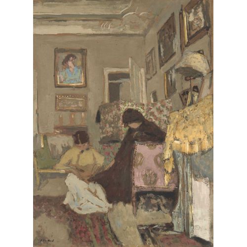 Edouard Vuillard, Çizme Bağlama İçin Çalışma Edouard Vuillard, Çizme Bağlama İçin Çalışma