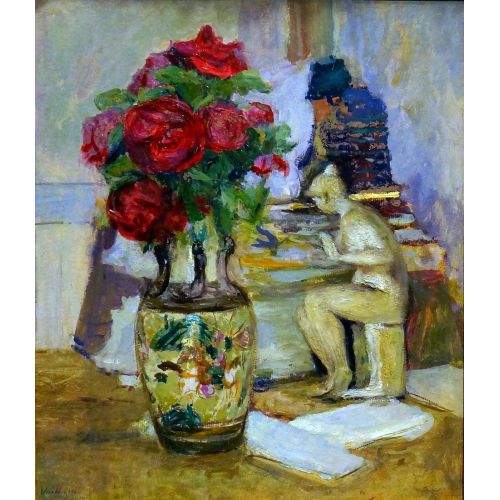 Edouard Vuillard, Flowers With Leda Edouard Vuillard, Flowers With Leda