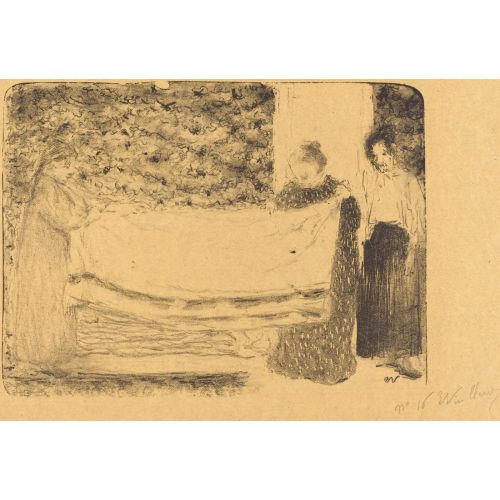 Edouard Vuillard, Folding The Linen Edouard Vuillard, Folding The Linen