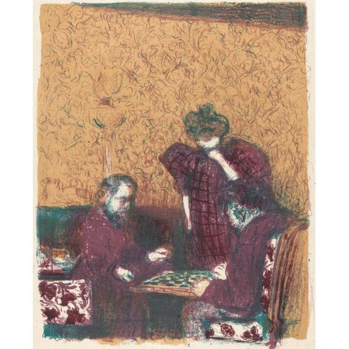 Edouard Vuillard, Dama Oyunu Edouard Vuillard, Dama Oyunu