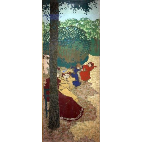 Edouard Vuillard, Halka Açık Bahçelerde Oynayan Kızlar Edouard Vuillard, Halka Açık Bahçelerde Oynayan Kızlar