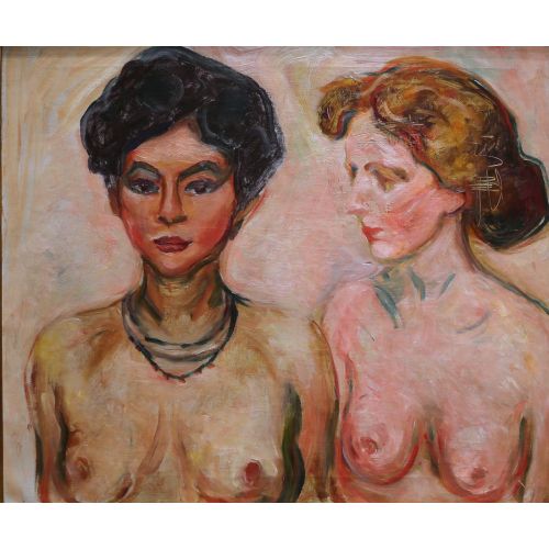 Edvard Munch, Çıplak Sarışın Ve Kumral Edvard Munch, Çıplak Sarışın Ve Kumral