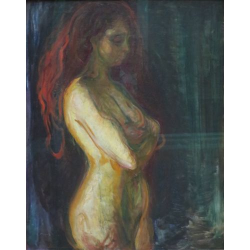 Edvard Munch, Sağa Doğru Profilde Çıplak Edvard Munch, Sağa Doğru Profilde Çıplak