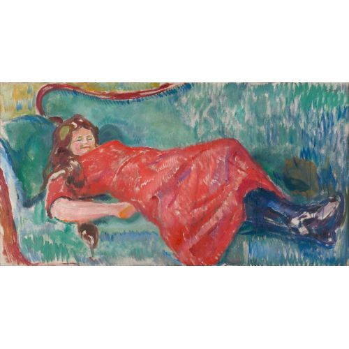 Edvard Munch, On The Sofa
