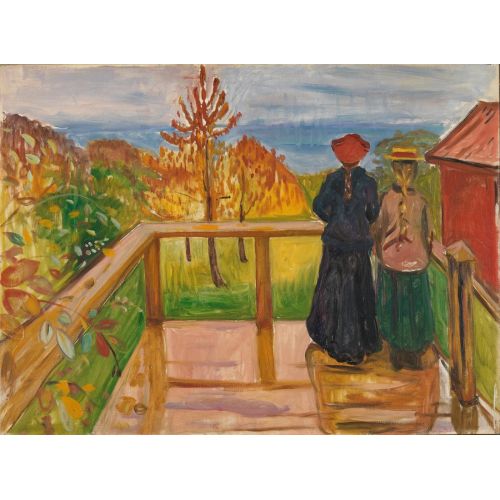 Edvard Munch, On The Veranda