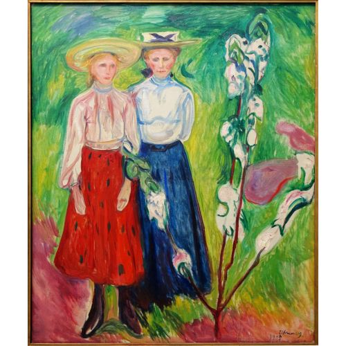 Edvard Munch, Rotterdam Two Girls